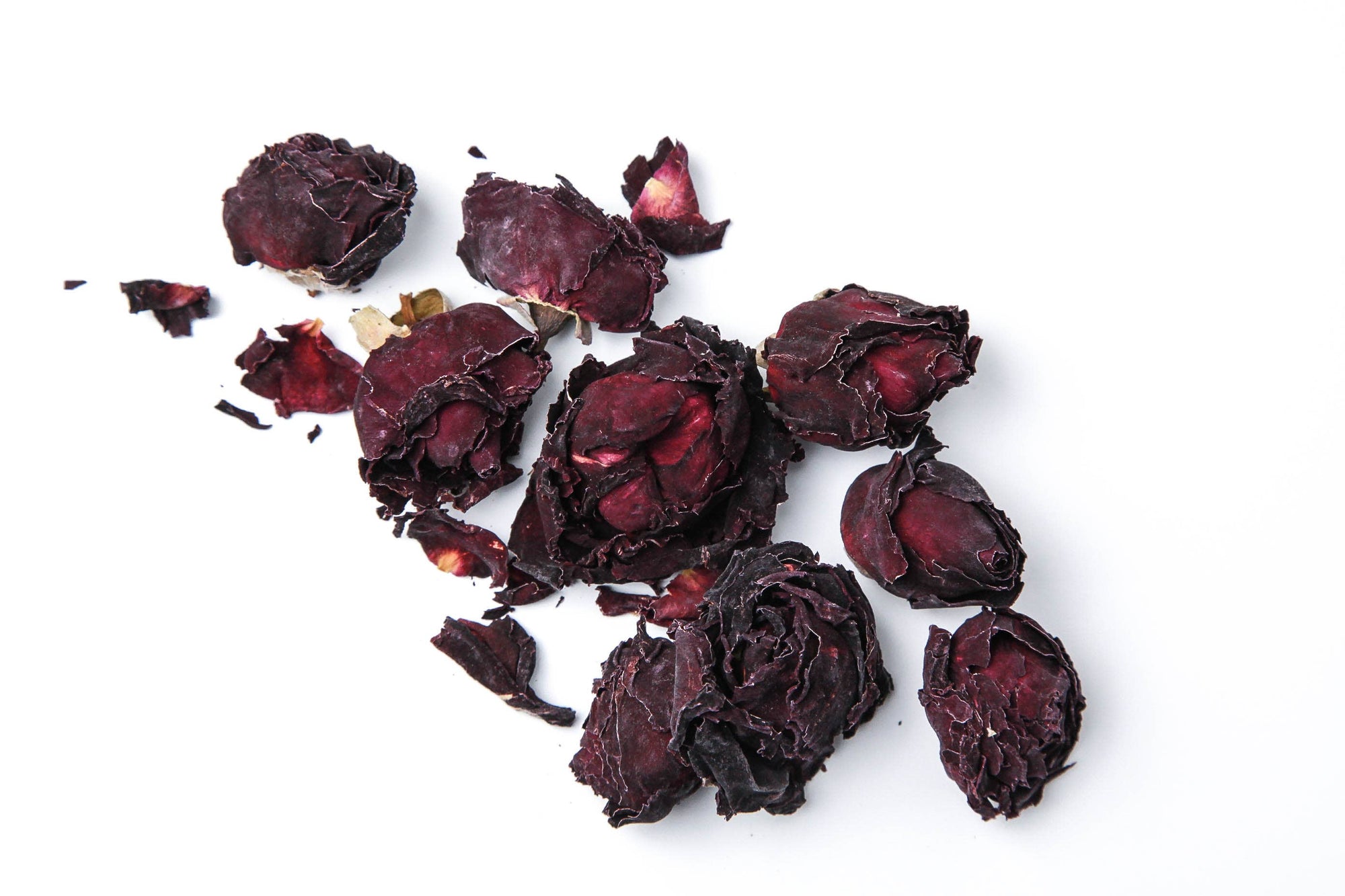 Dark Rose Glass Jar