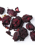 Dark Rose Glass Jar
