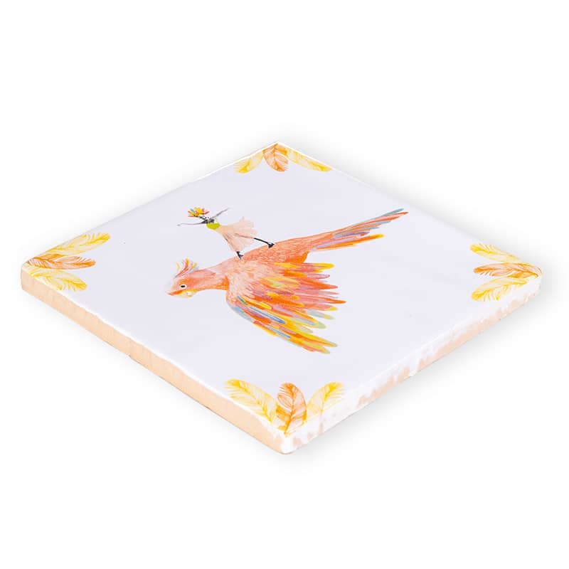 Bird of paradise | StoryTiles art on tile