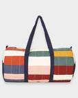 Multi-Check Weekender Duffel Bag