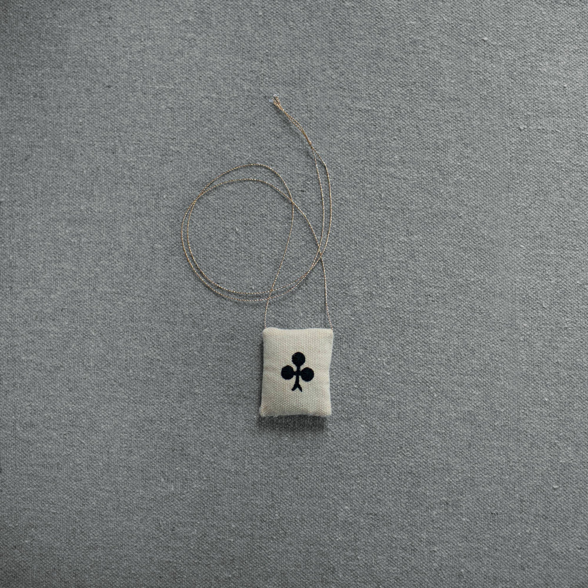 Club Necklace, Lavender Filled, Cotton