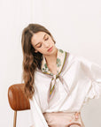 "Daisy" Silk Diamond Neckerchief