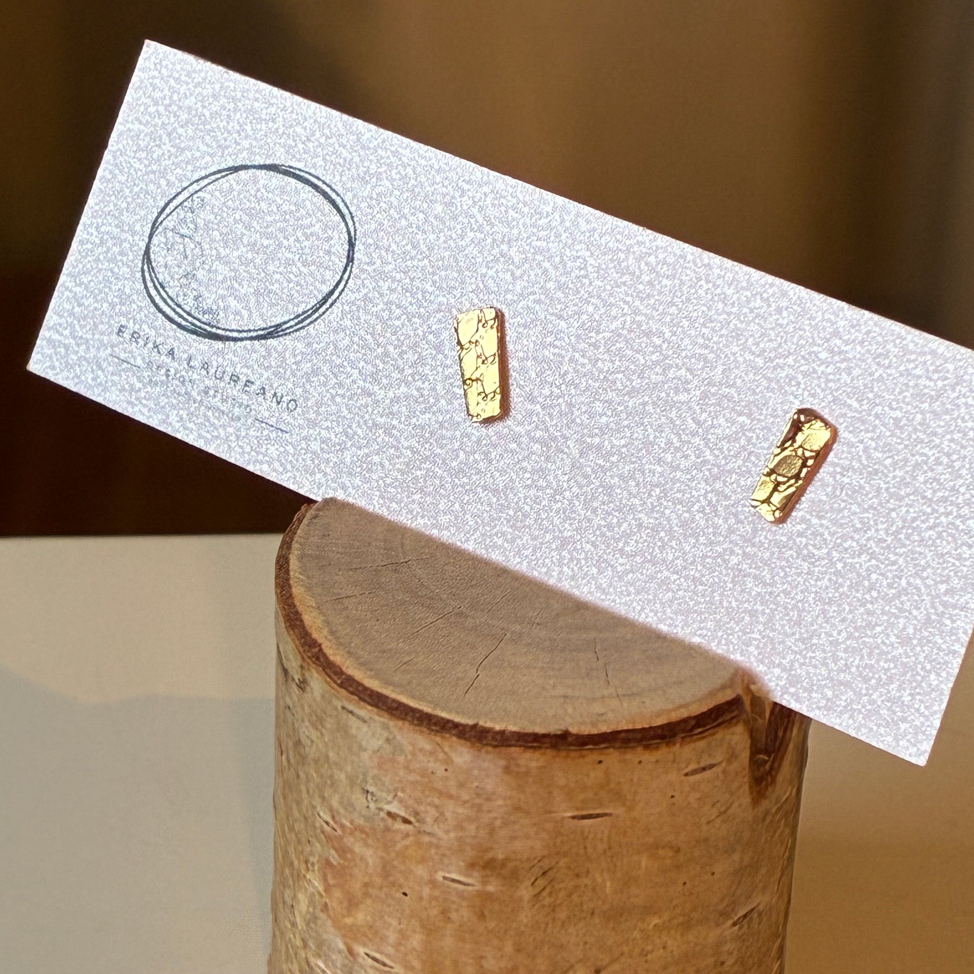 EL026-09 Embossed Rectangle Studs