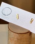 EL026-09 Embossed Rectangle Studs