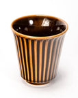 Yunomi Japanese Tea Cup - Reactive Glaze Brown