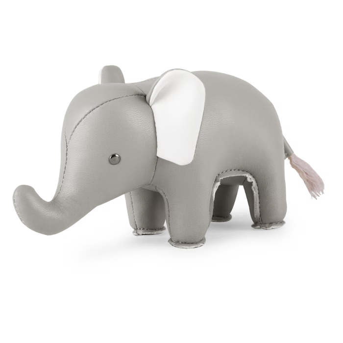 Elephant Bookend Grey