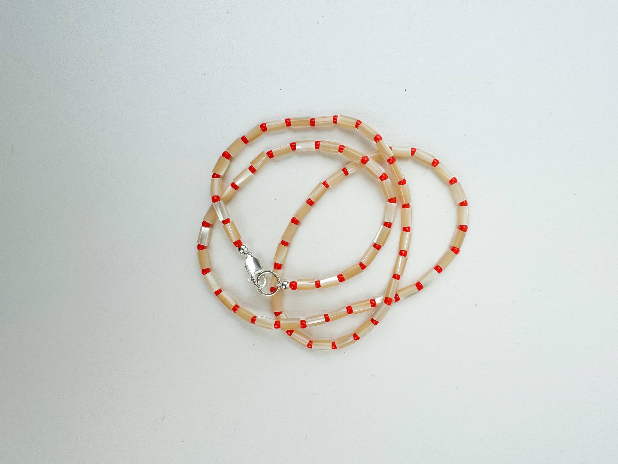 The Karo Necklace Orange Sunset