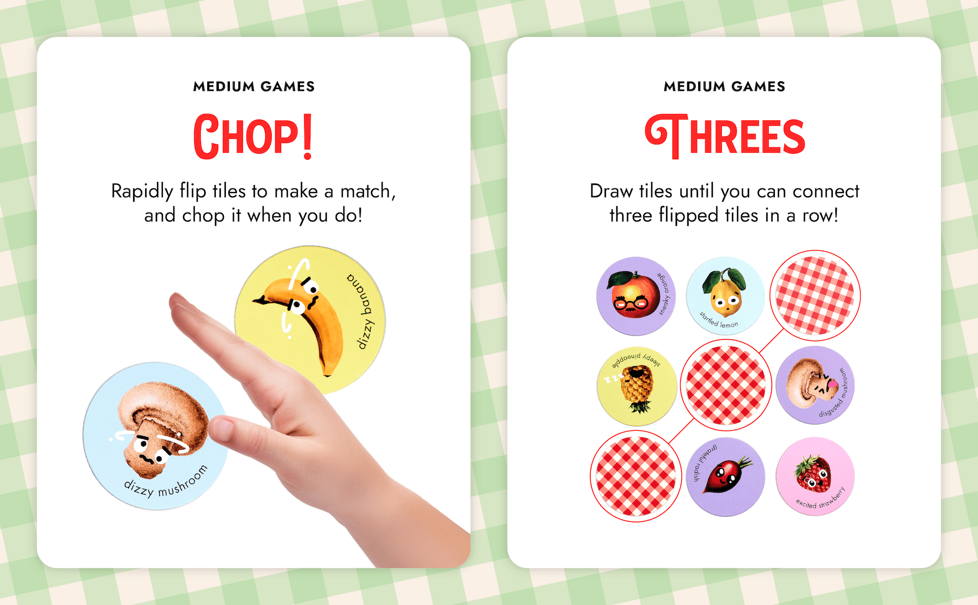 Moody Food Family Game Set