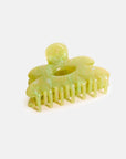 Flower Claw in Jade Swirl