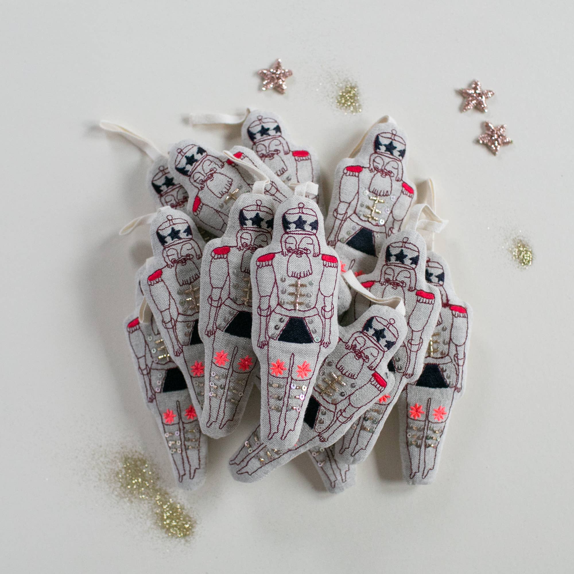 The Nutcracker, Cotton &amp; Lavender filled Ornament, Token