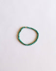 Natural Turquoise + Gold Bracelet