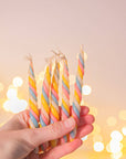Twisted Marshmallow Candles