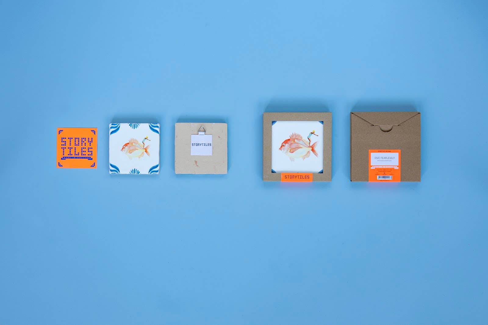 As brave as you | StoryTiles art on tile