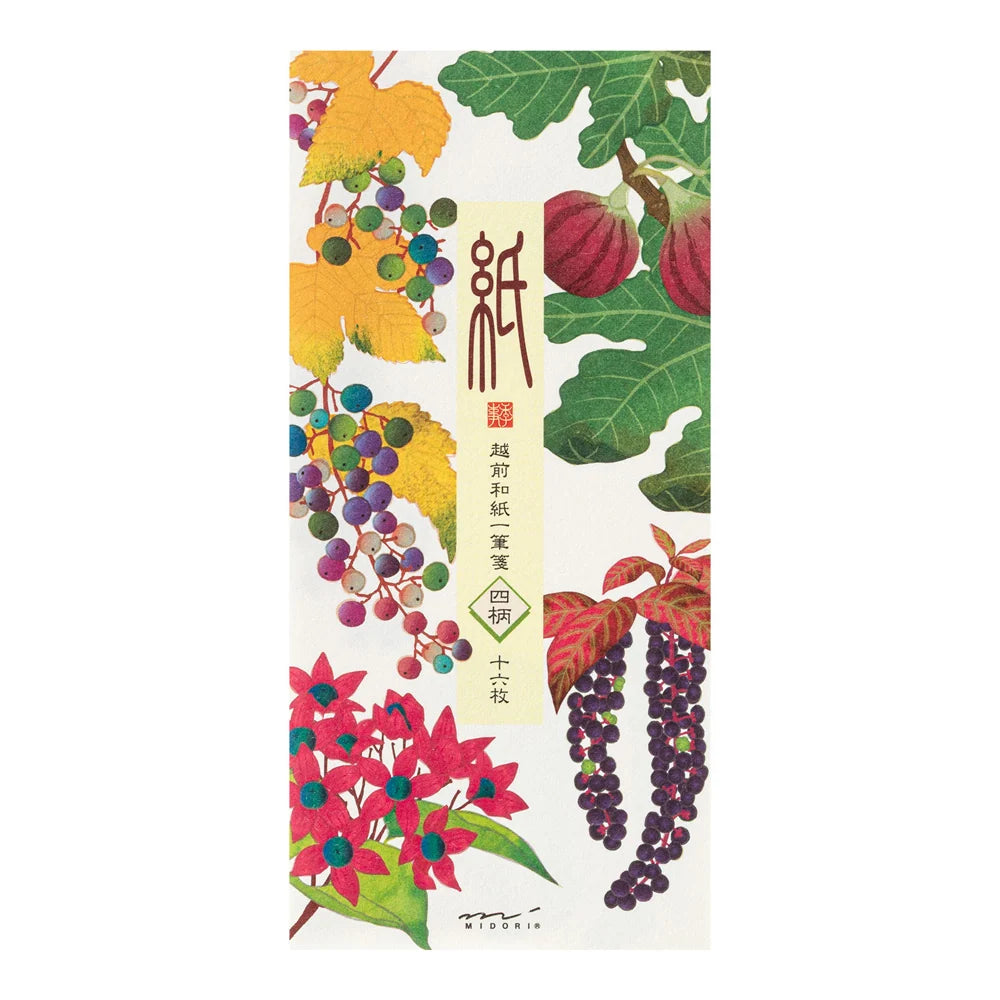 Message Letter Pad - 609 AUTUMN FRUITS