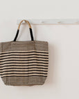 Paloma Tote / Black Stripe