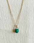 Droplet Small Necklace GF SEAFOAM