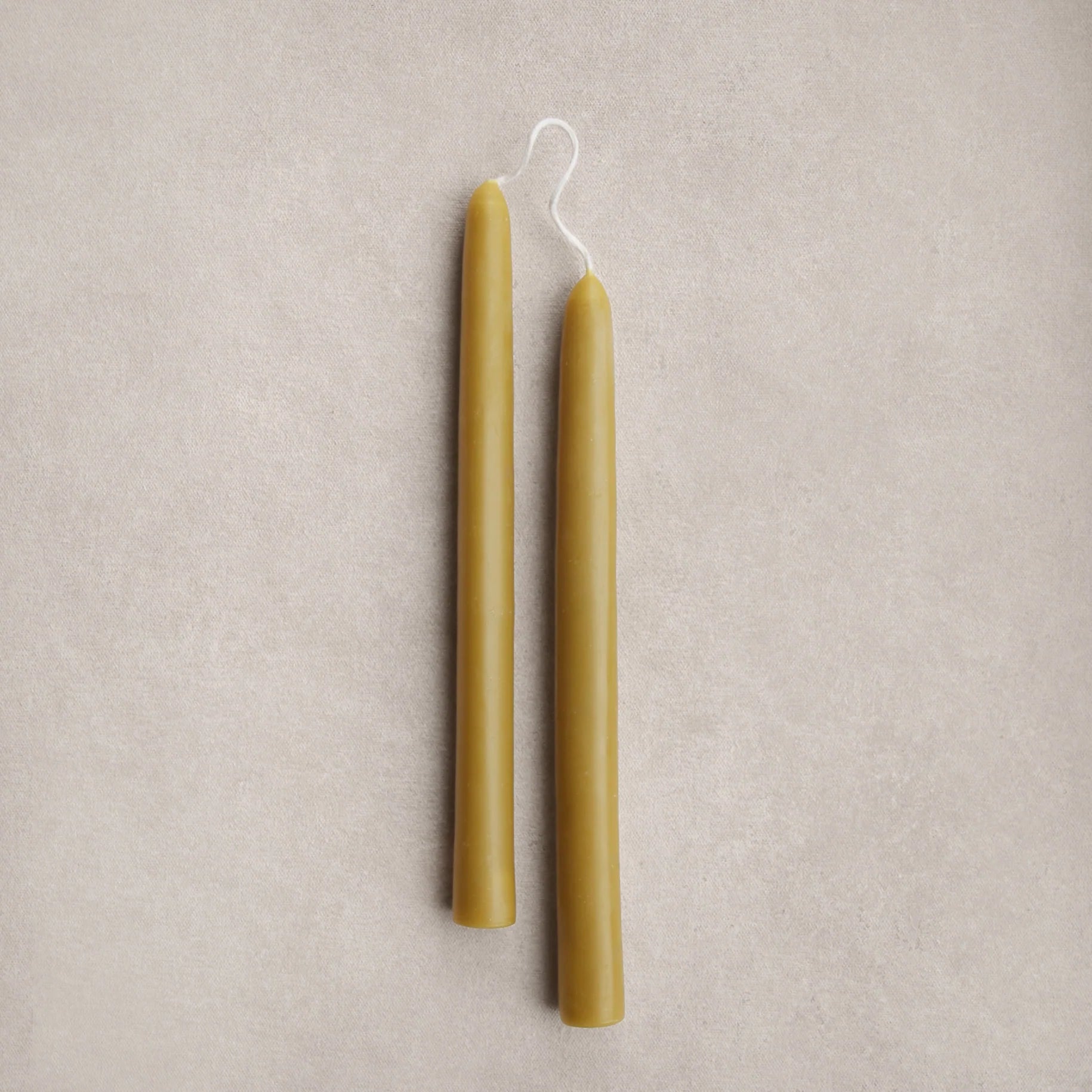 Beeswax Dipped Tapers 9"