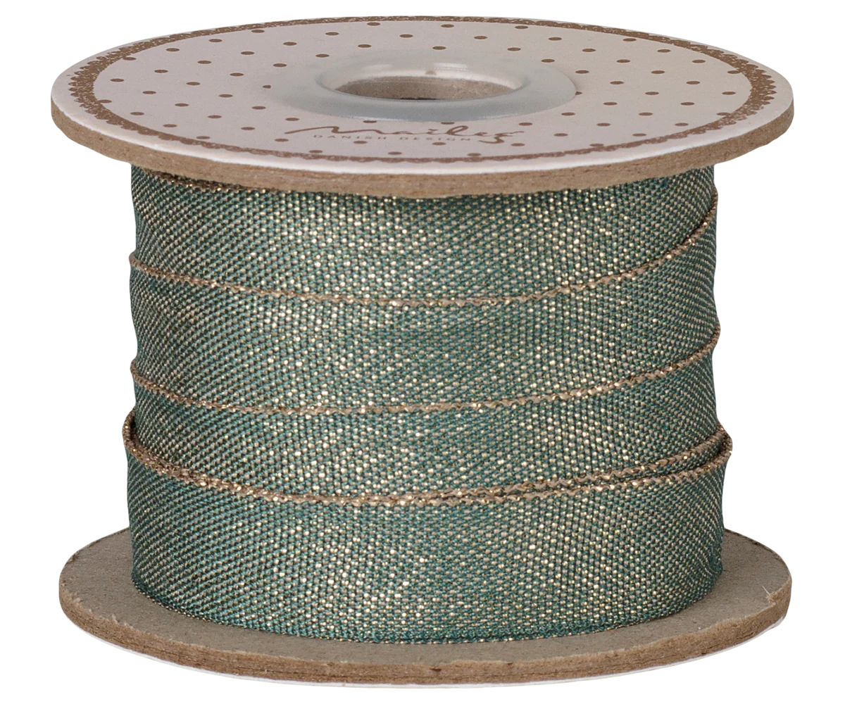Ribbon, 13 mm wide : Green Gold 10m