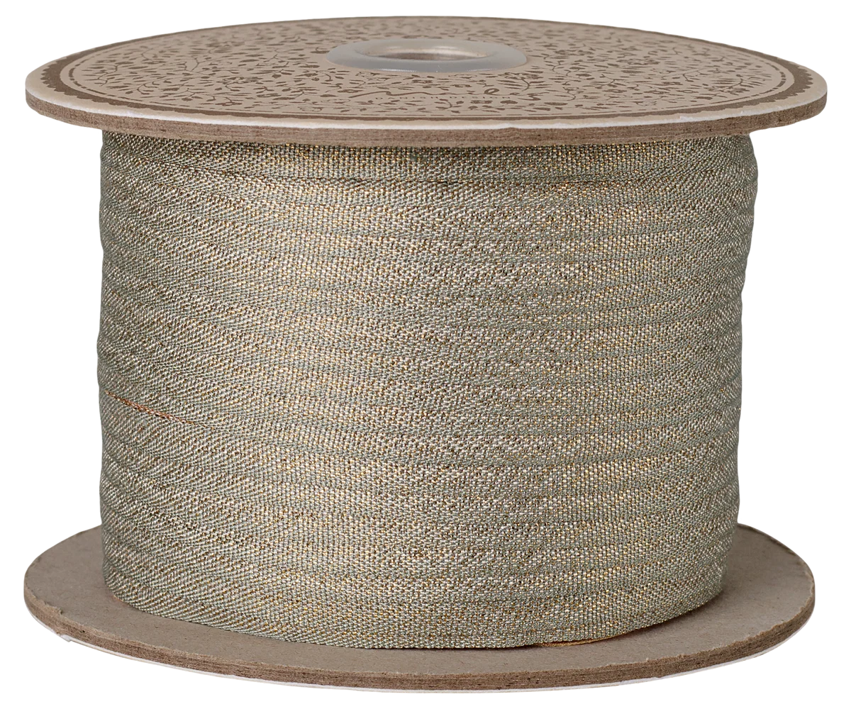 Ribbon, W: 6 mm :  Mint/Gold 200m