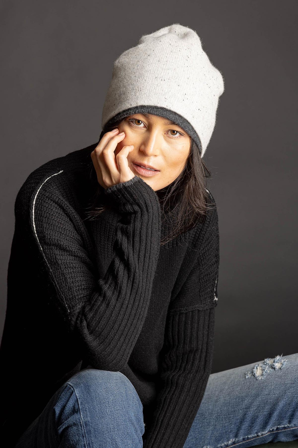 Slouchy Cashmere Beanie