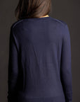 F327 L/S Crew - Navy