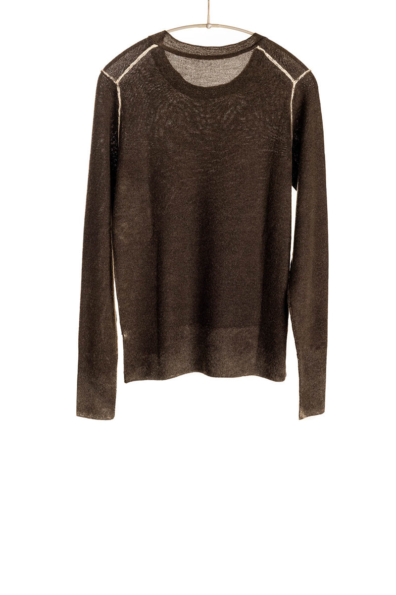 Reversible Printed Crew - Black Olive