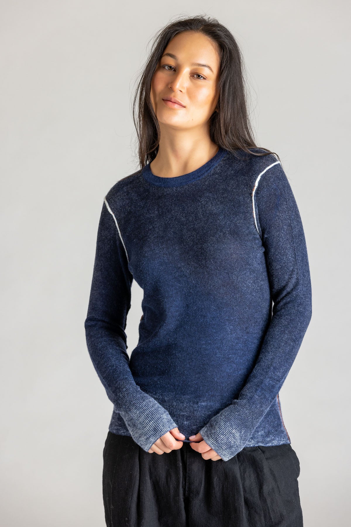 Printed Crew PEACOAT