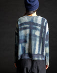 Painted Plaid Crew INDIGO