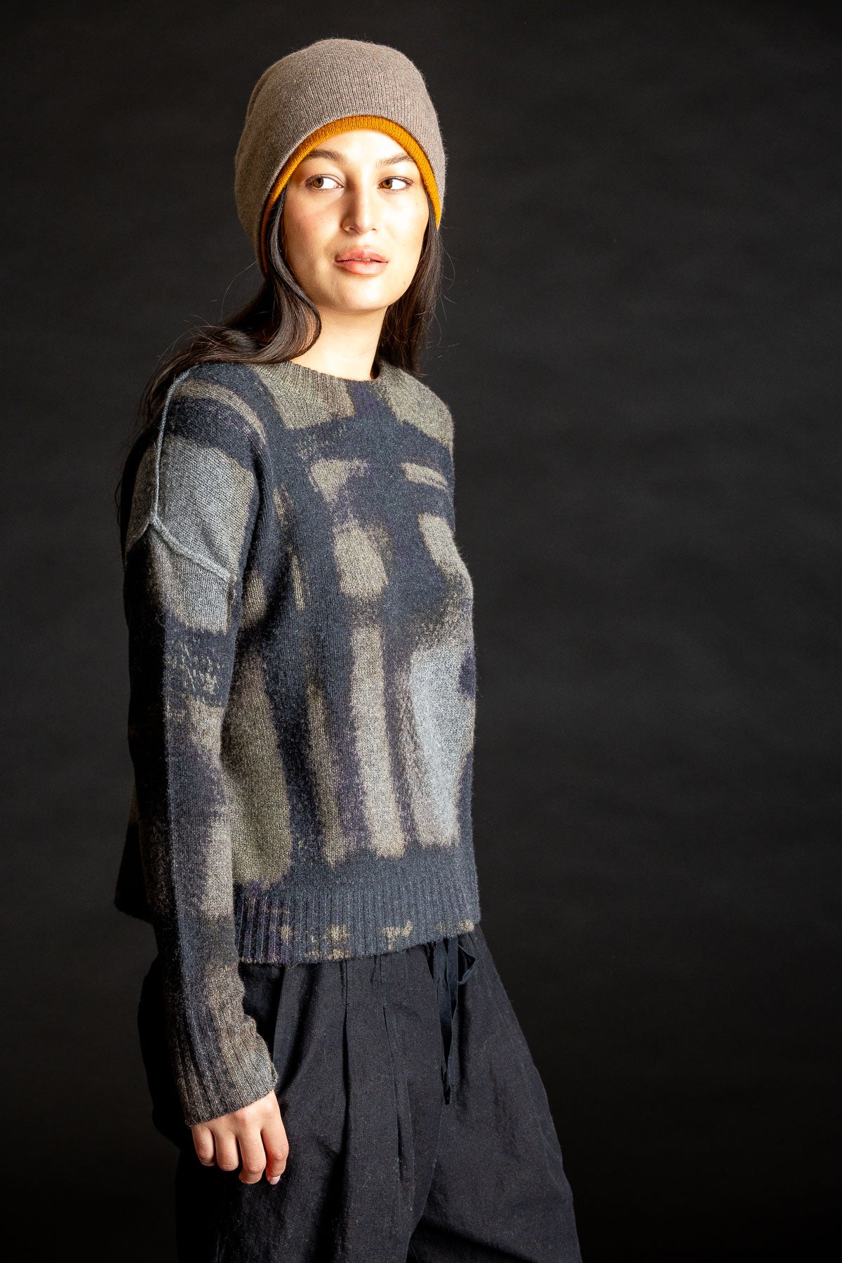 Painted Plaid Crew SHADOW