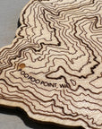 Poo Poo Point Topography - Coaster Singles