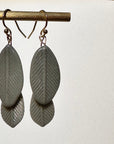 Feather Double Earrings