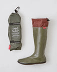 Pokeboo Packable Rubber Rain Boot - Olive
