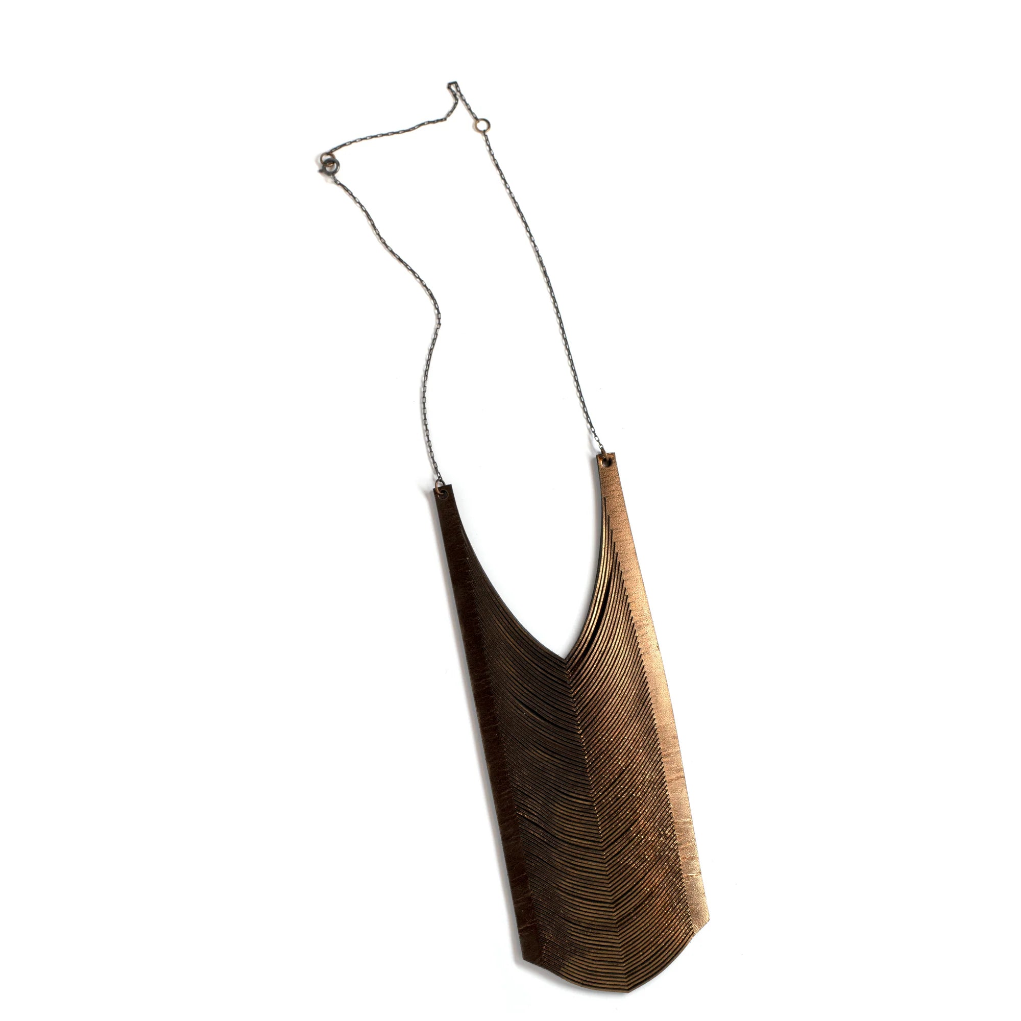 Breastplate Necklace - Bronze