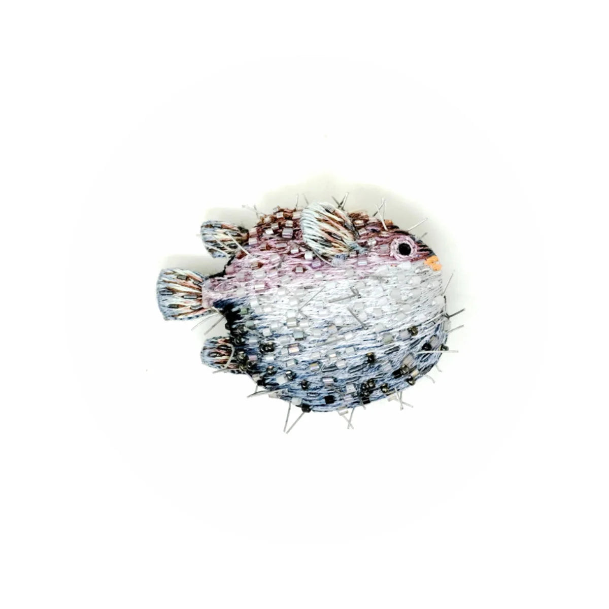 Puffer Fish Brooch