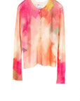 S441P Painted Cardigan - Rose