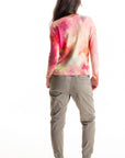 S446P Painted Crew L/S - Rose