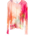 S446P Painted Crew L/S - Rose