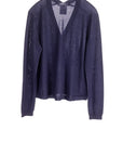 S447 One Button Cardigan - Navy