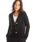 S448B Three Button Jacket - Black