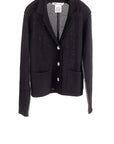 S448B Three Button Jacket - Black