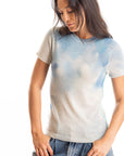 S454P Painted Crew S/S - Morning Sky