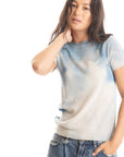 S454P Painted Crew S/S - Morning Sky