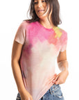S454P Painted Crew S/S - Rose