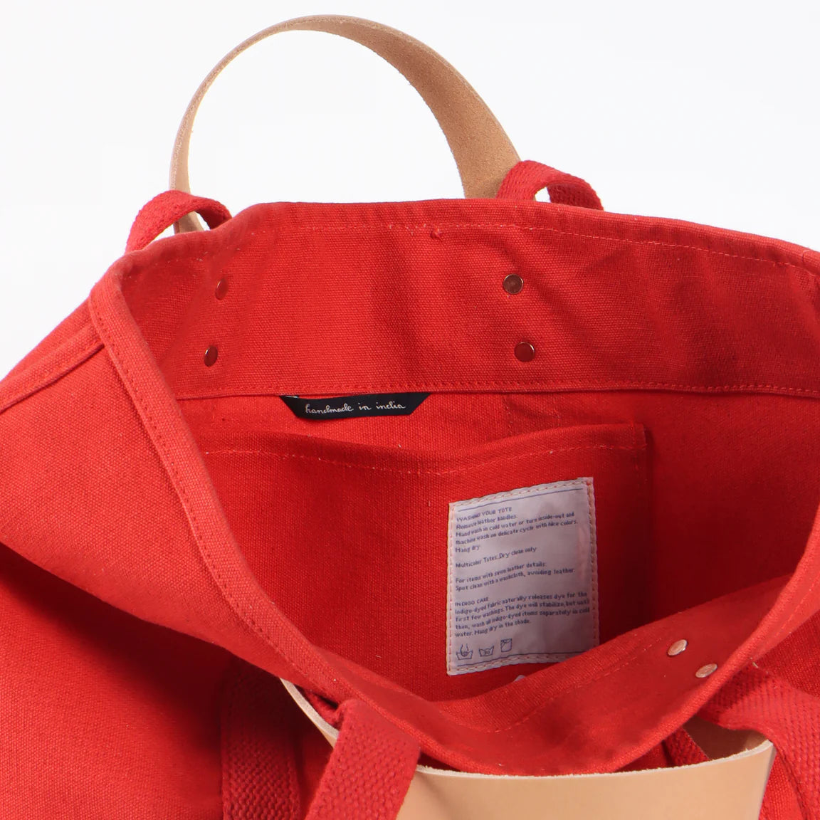 Small East West Tote - Persimmon