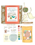 Holiday Ornaments Clay Making Activity Kit- Clay Kit for One