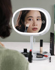 Mirror Lamp - Rechargeable Cosmetic Vanity Mirror / Table Lamp