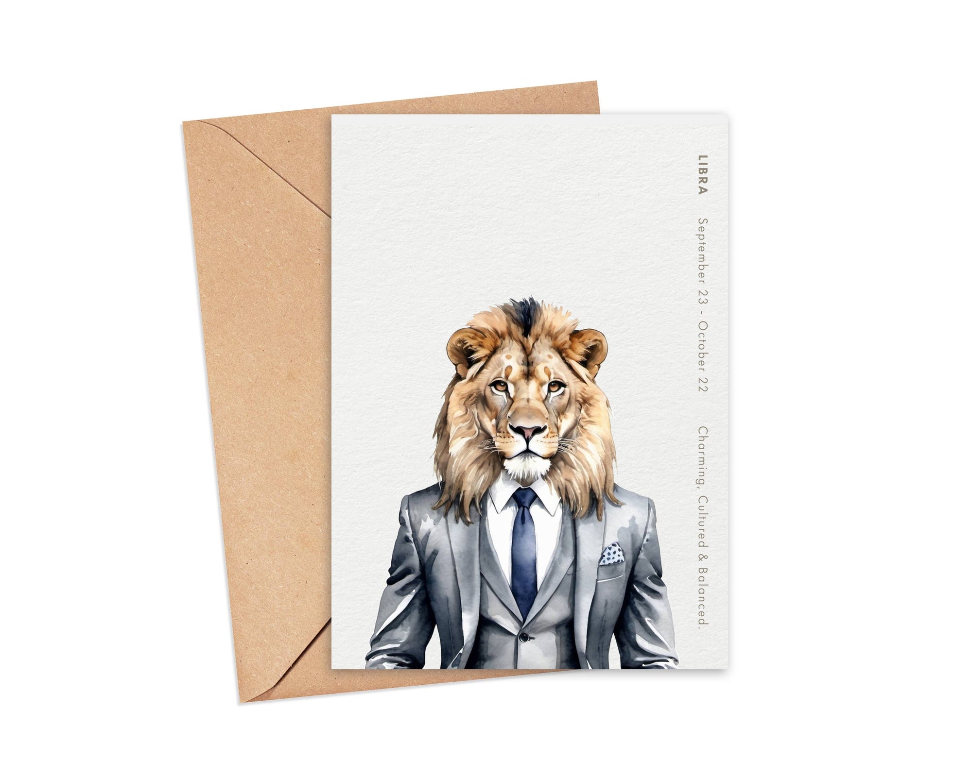 Zodiac Leo Card