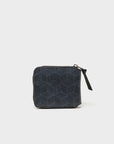 Fedor Black Leather Wallet - Cubes Design