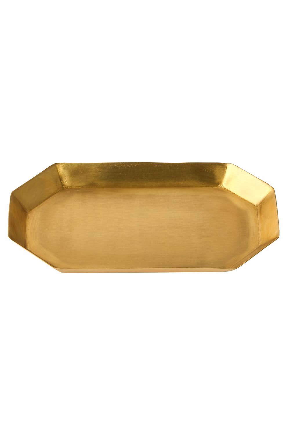 Brass Plate Long Octagonal (M)