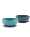 Silicone Suction Bowl Set - Blue Abyss / Lagoon